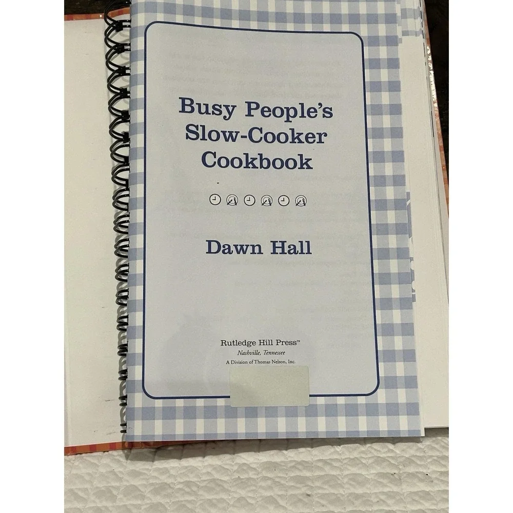 Busy‎ People's Slow-Cooker Cookbook - 9781401601072, spiral-bound, Dawn Hall